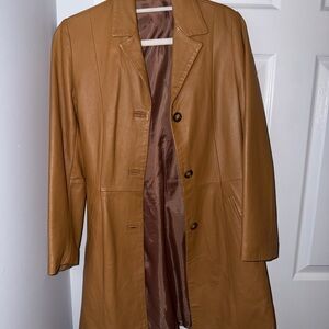 Vera Pelle Tan Leather Jacket
